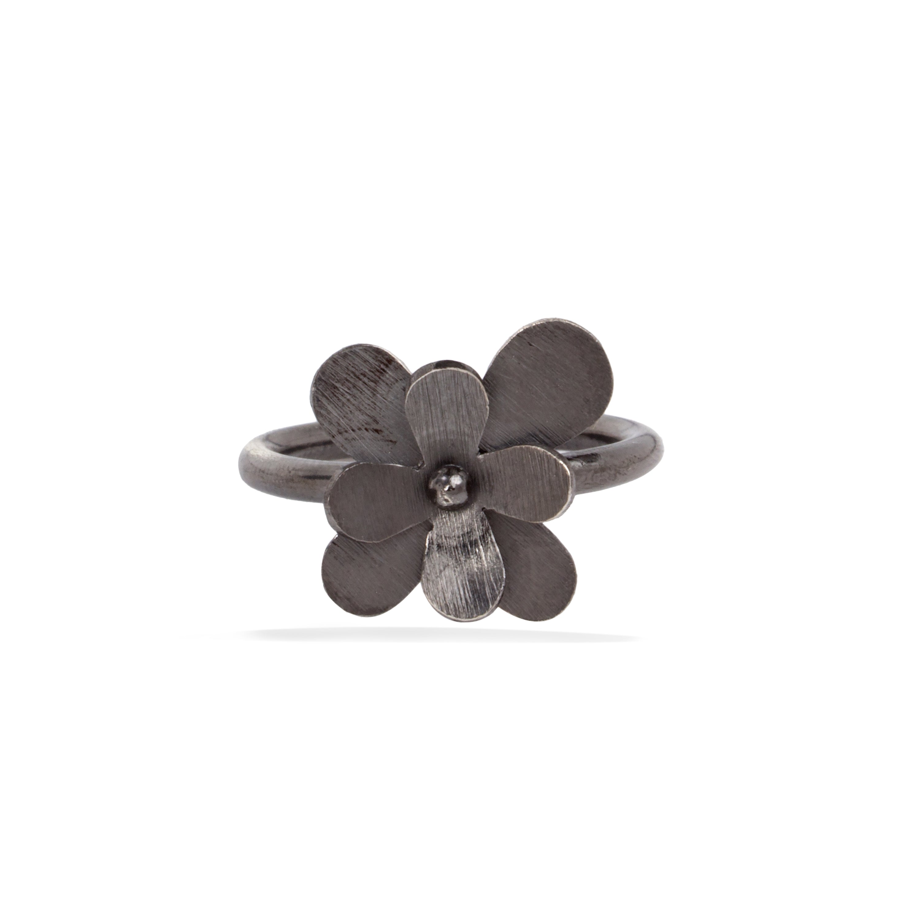 Enstyle- Silver Flower Ring.