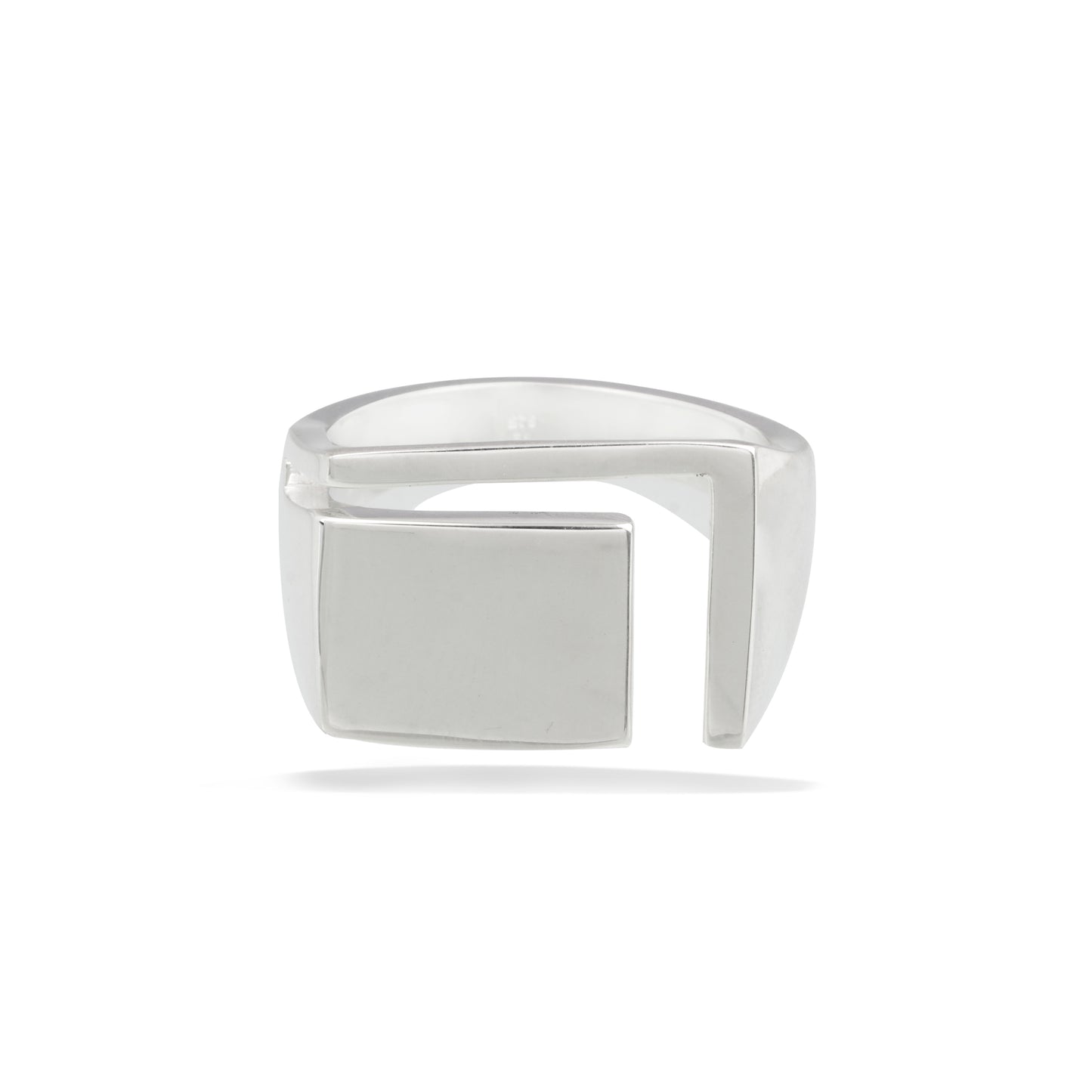Sparkleens- Silver Rectangle Ring.