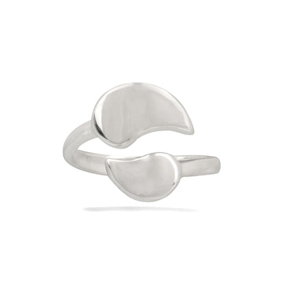 Designful- Uncut Silver Ring.