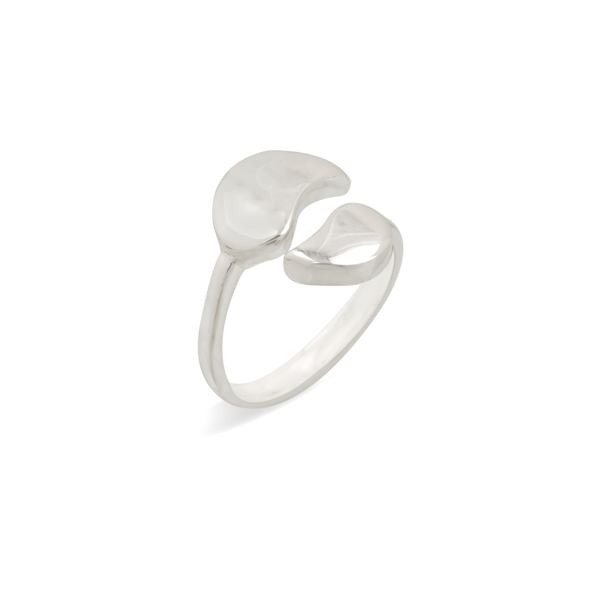 Designful- Uncut Silver Ring.