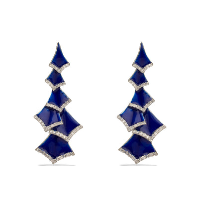 Regency-Long Mavi earrings