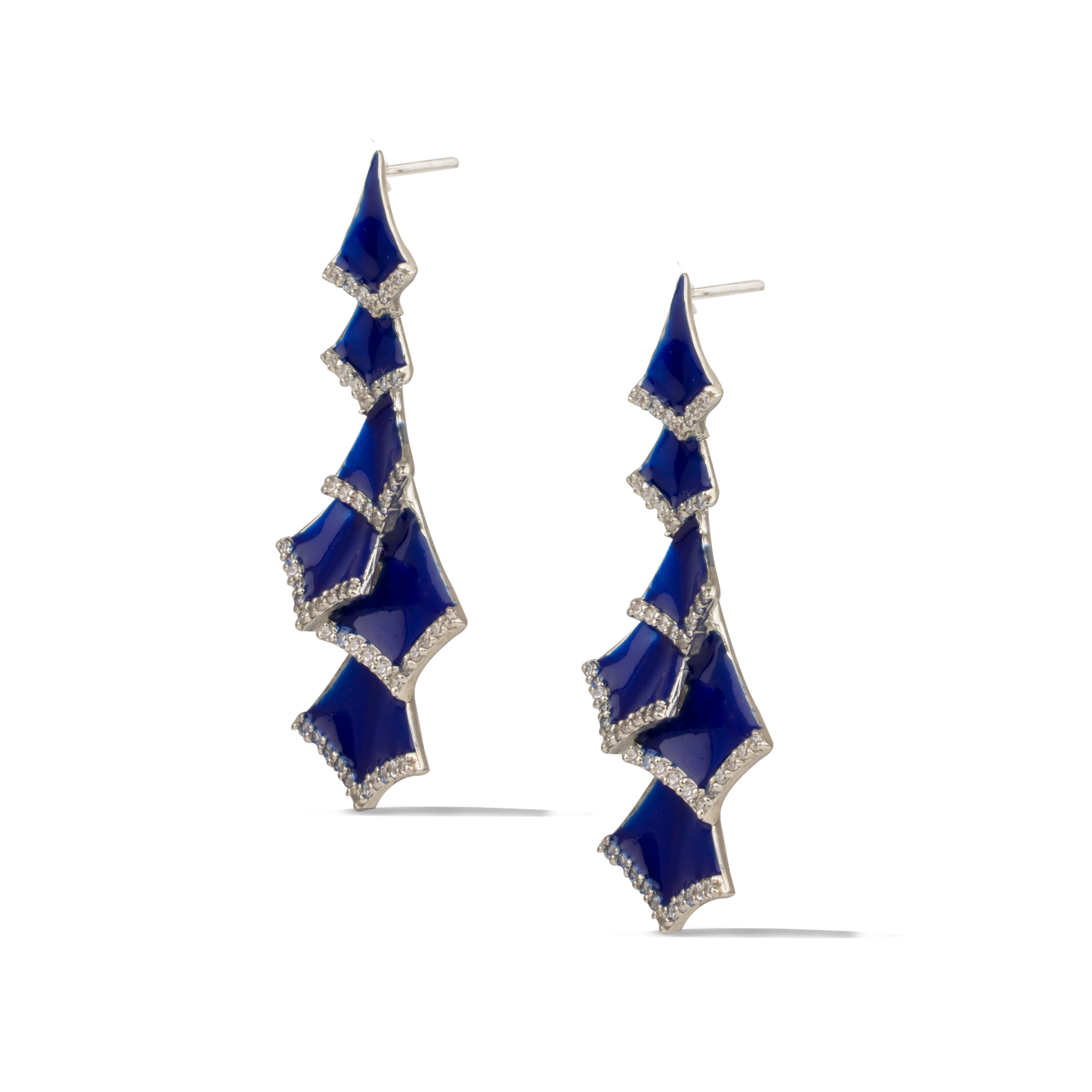Regency-Long Mavi earrings