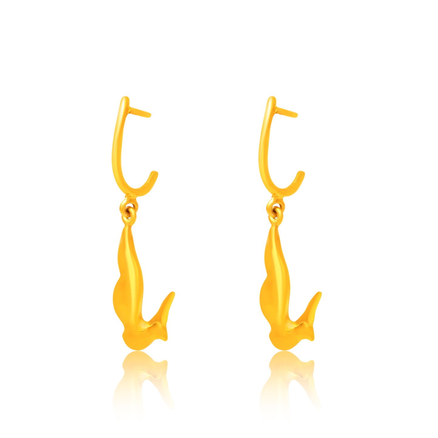 Avian elegance Gold Stud Set