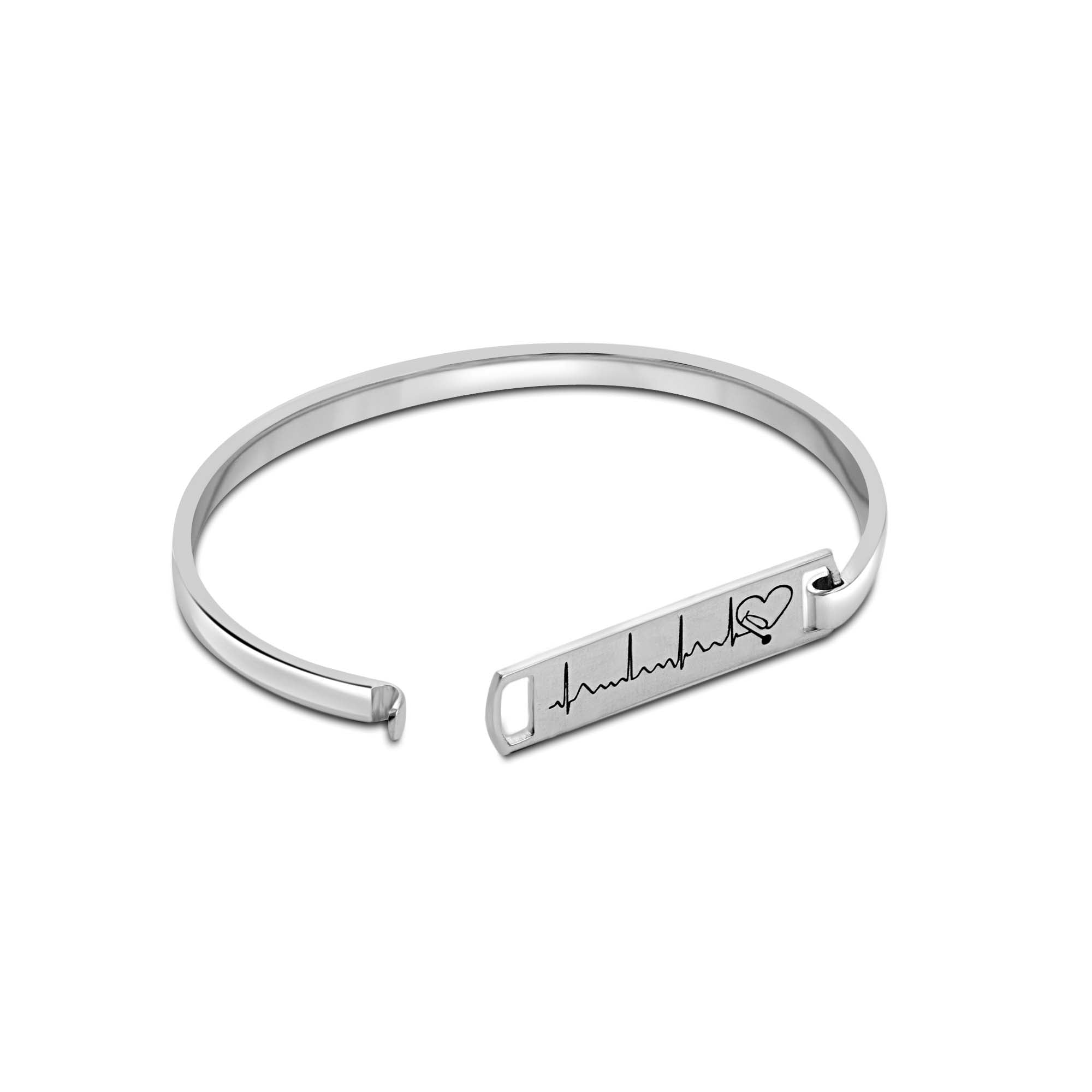 Argent Customised Bracelet - Valentine Edition