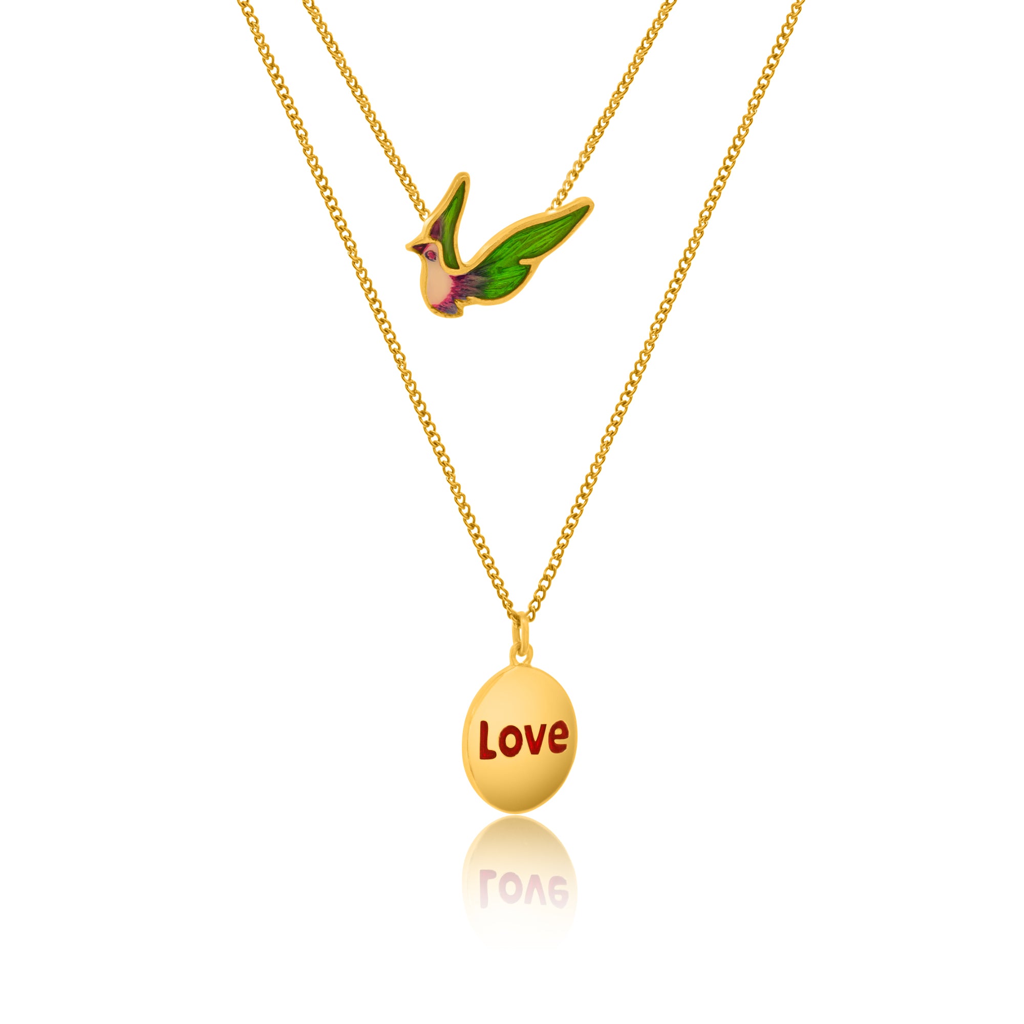 Enamor Bird Necklace - Valentine Edition