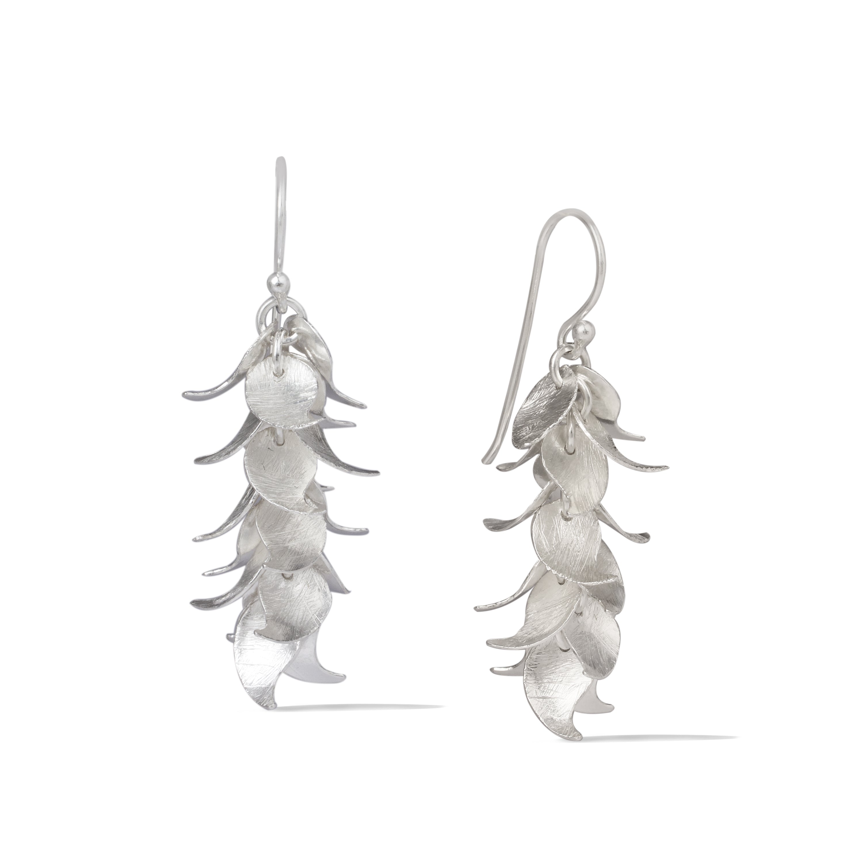 Silver Drop Hanging Earrings