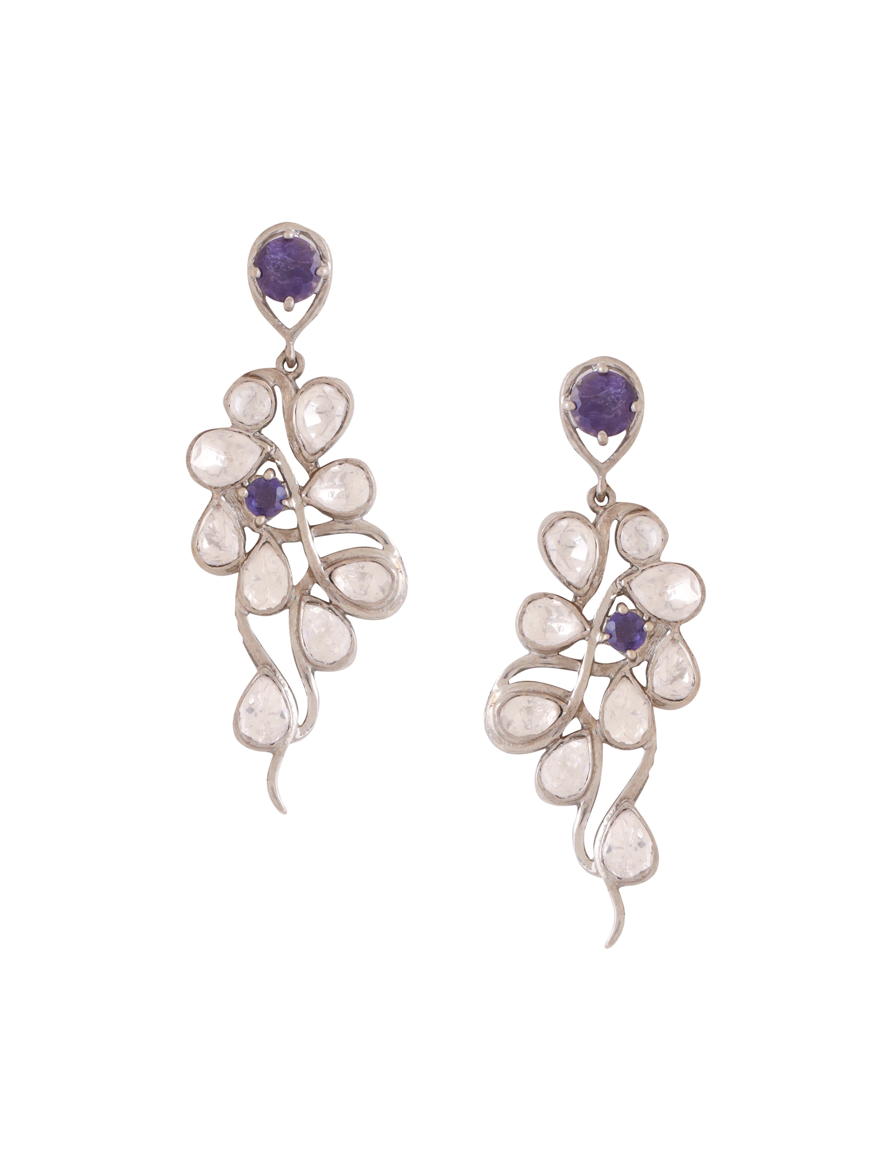 Iolite Abstract Fusion Earrings