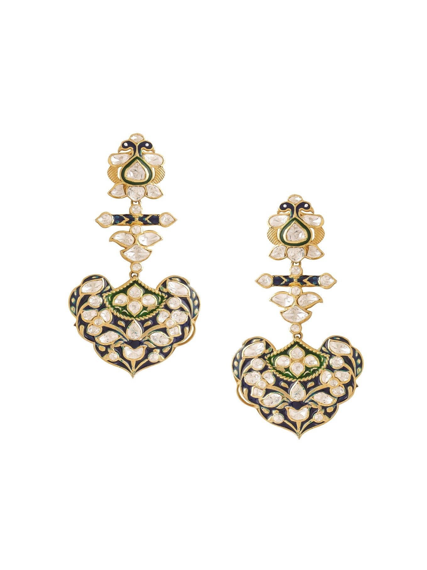 Rajasthani Enamel Elegance Earrings