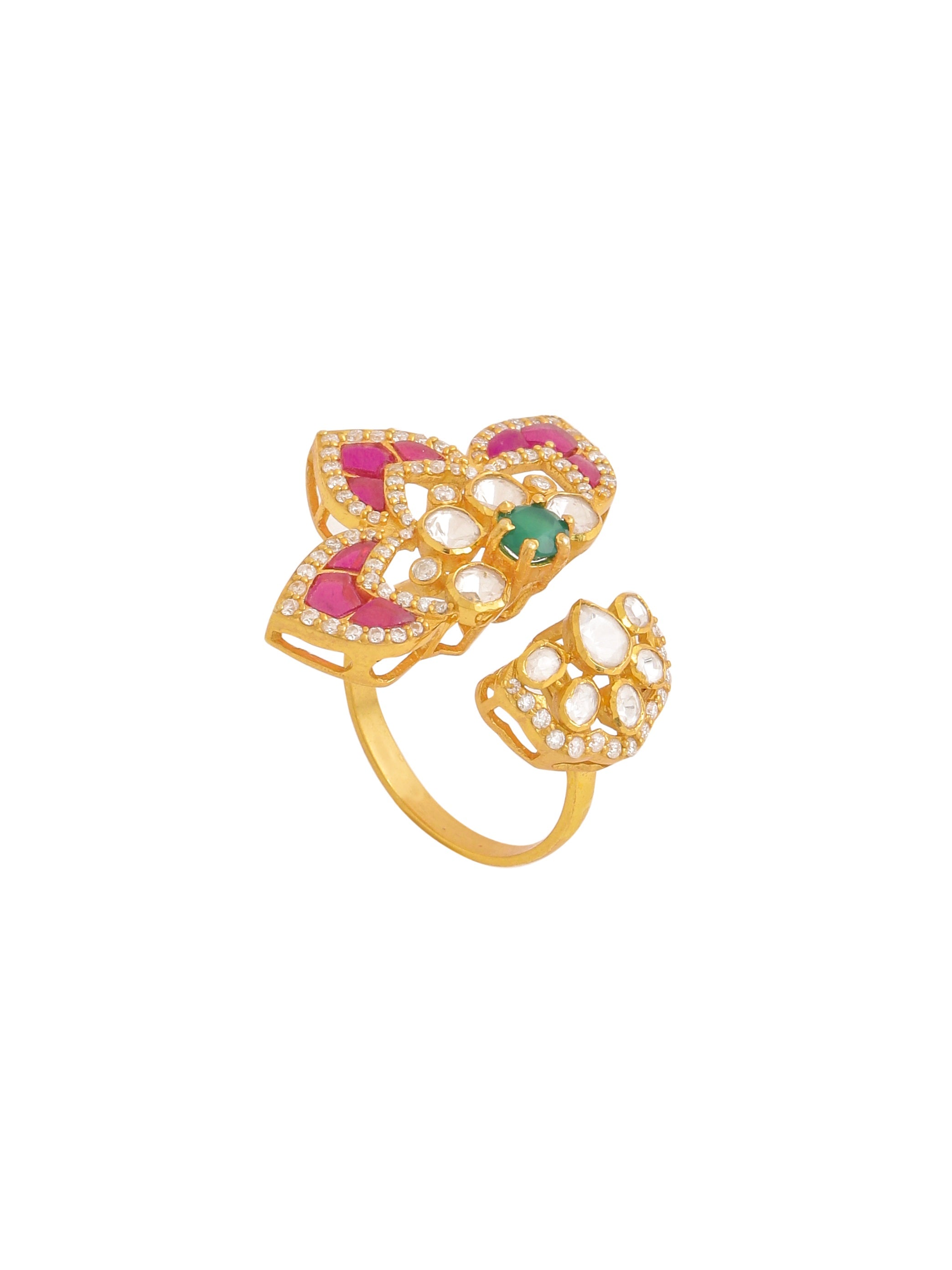 Pink Floral Glowing Ring